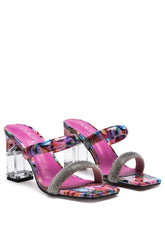 Pretty In Pink Block Heel